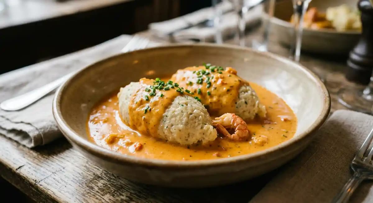 Les Quenelles de Brochet Sauce Nantua