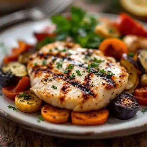 Grilled Chicken Paillard