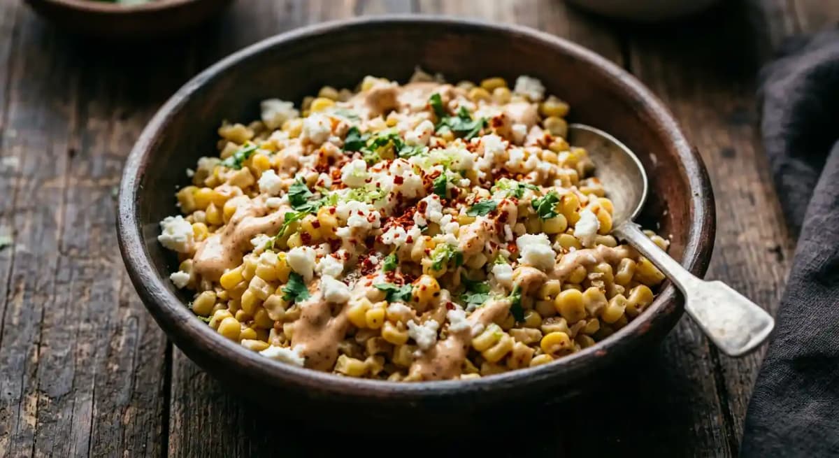 Mexican Street Corn Off the Cob