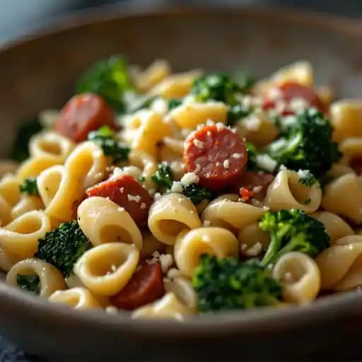 Orecchiette con Salsiccia e Broccoli Rabe