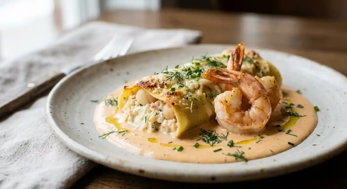 Seafood Cannelloni