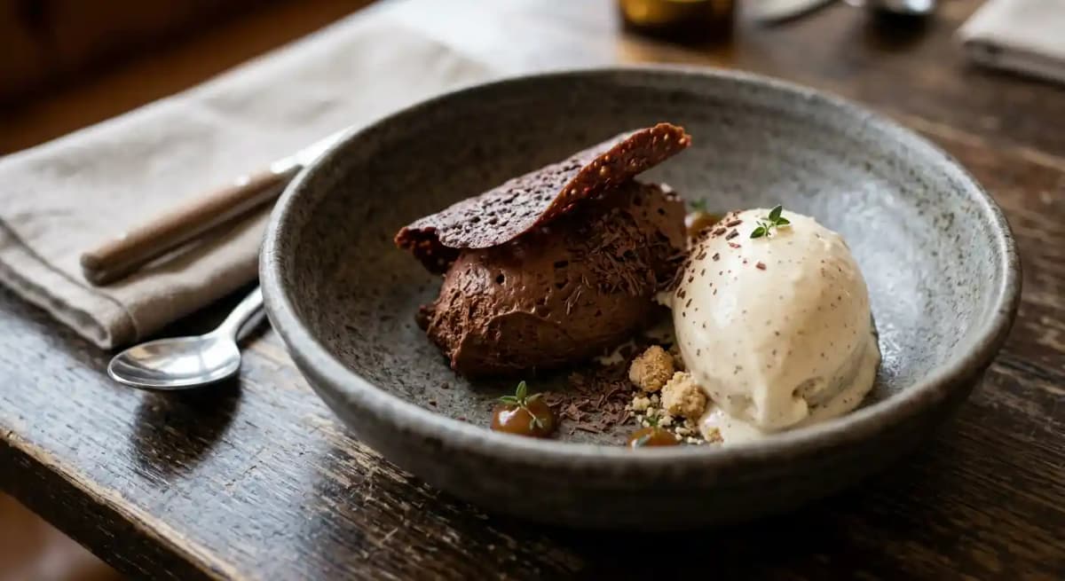 WARM CHOCOLATE MOUSSE