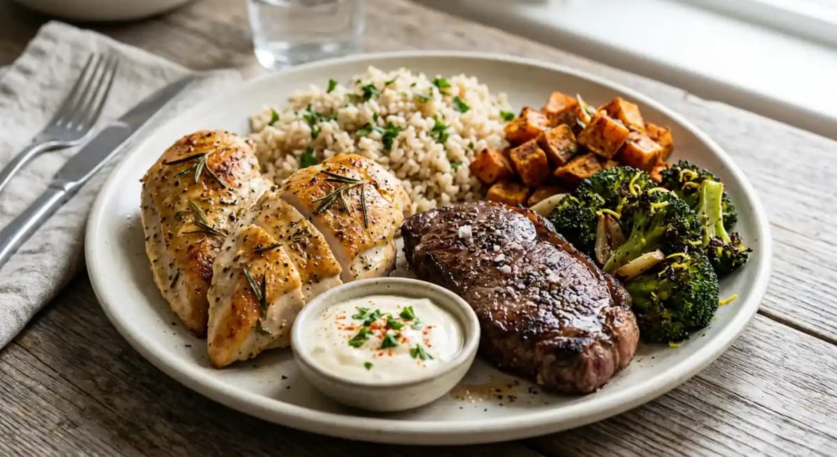 High Protein Plate
