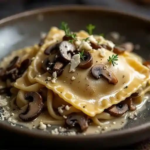 Porcini Mushroom Ravioli