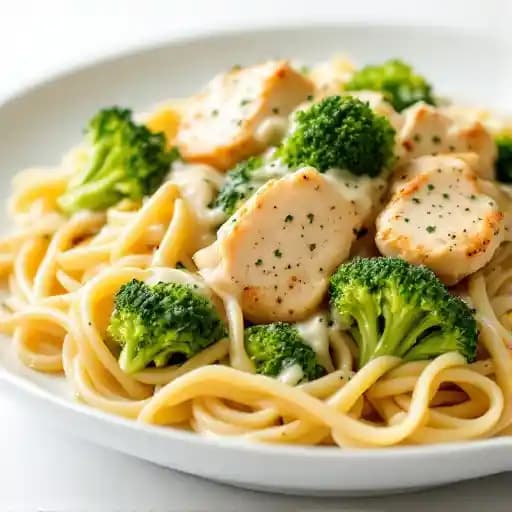 Chicken and Broccoli Pasta Alfredo