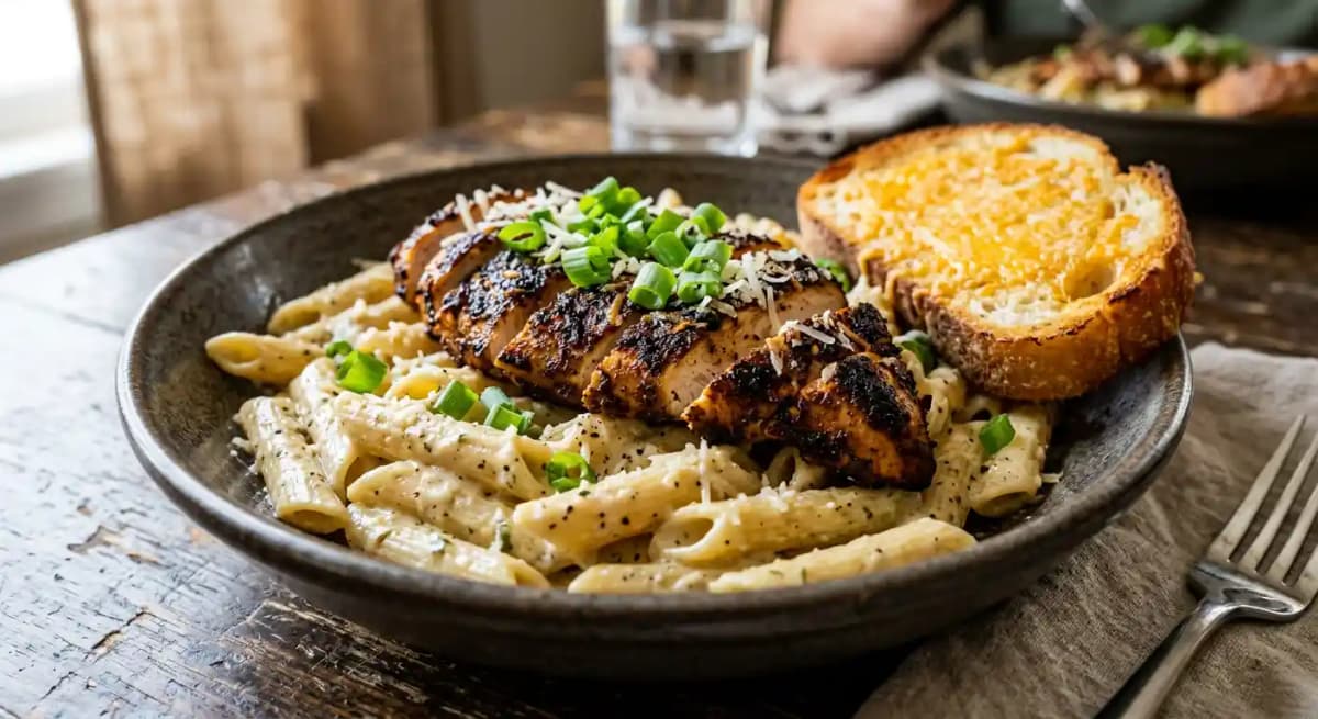BLACKENED CHICKEN ALFREDO
