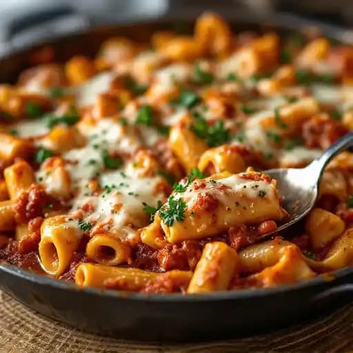 Large Pan Baked Mostaccioli