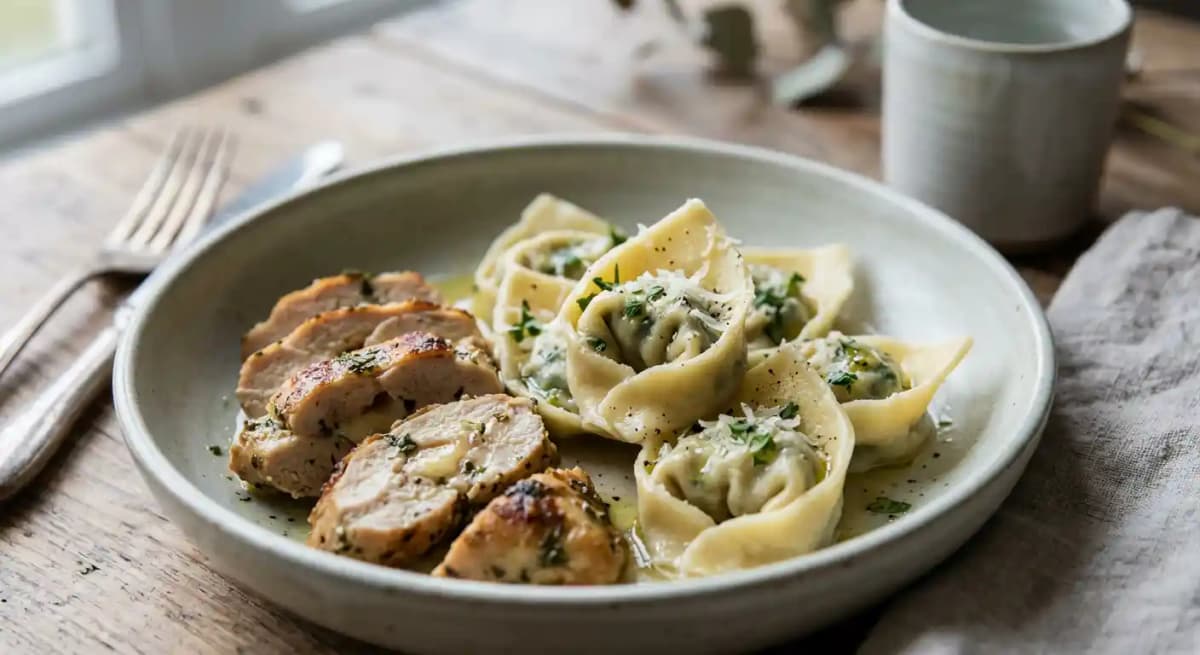 MANCHIGO CHICKEN + TORTELLACCI