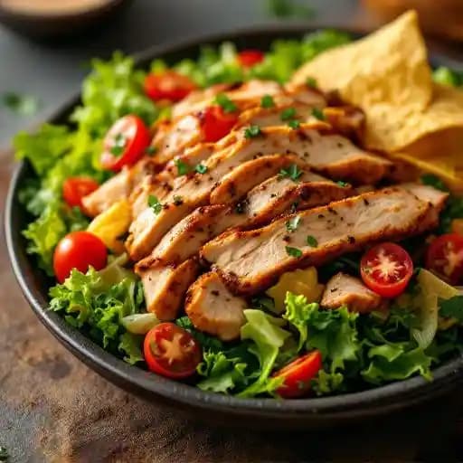 (GF) Chicken BBQ Club Salad