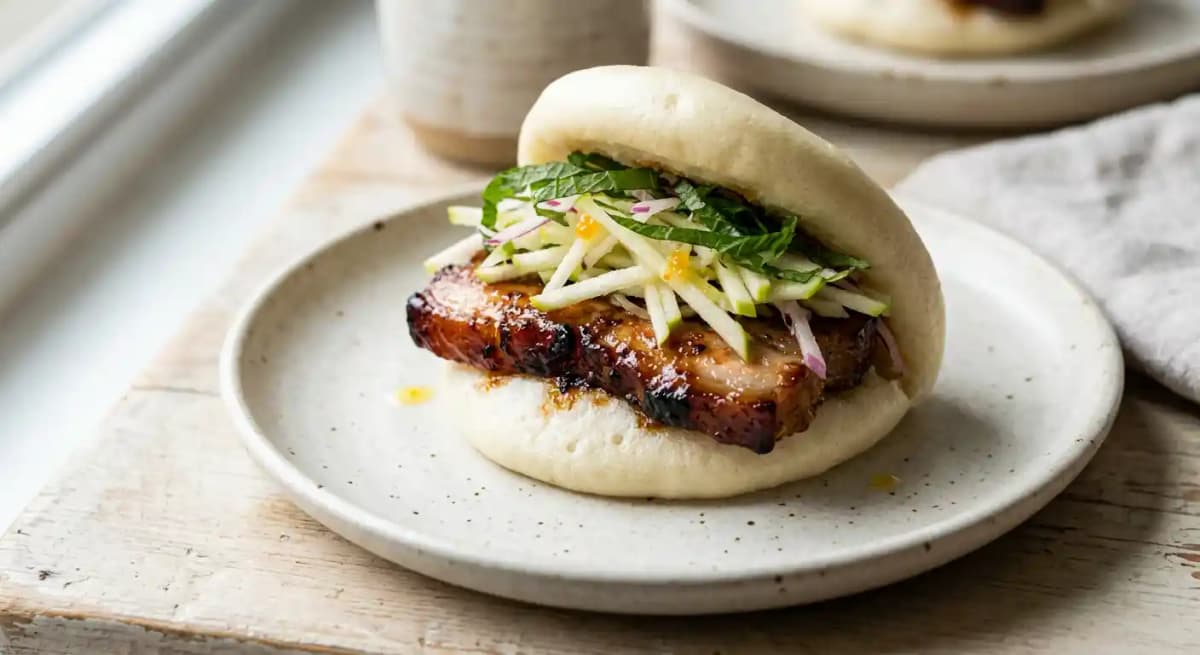 CHAR SIU PORK BELLY BAO BUN