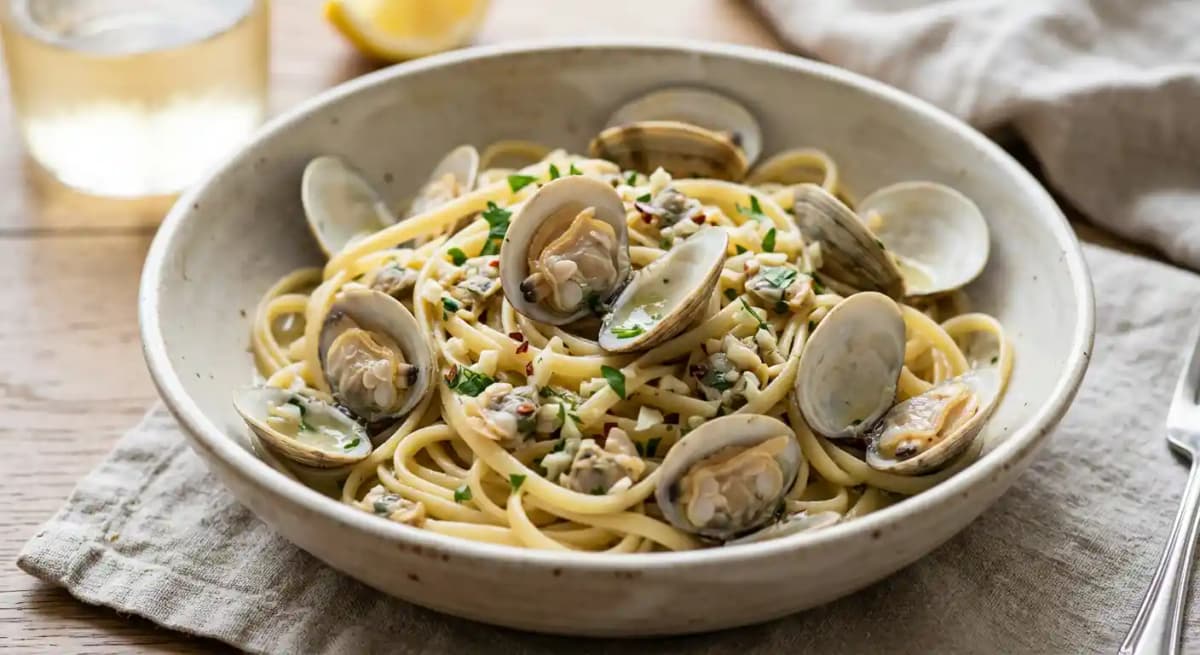 Linguine with White Clam Sauce