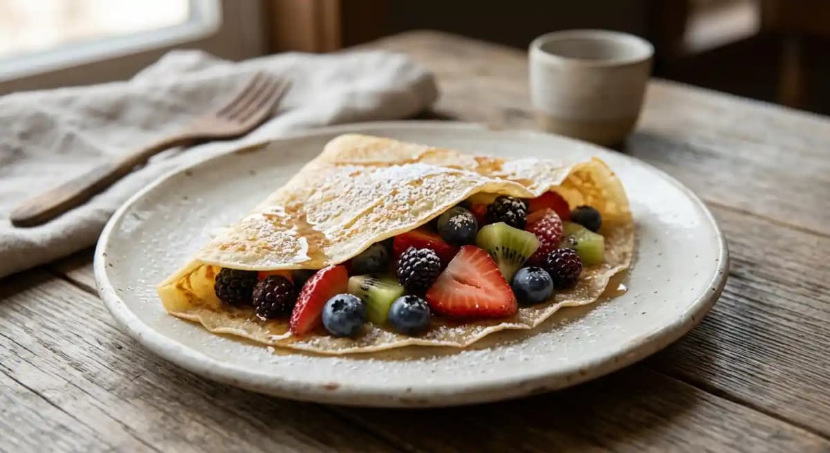 1 Crepe with fruit