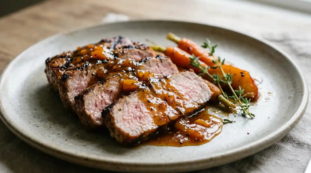 GRILLED FLAT IRON PORK*