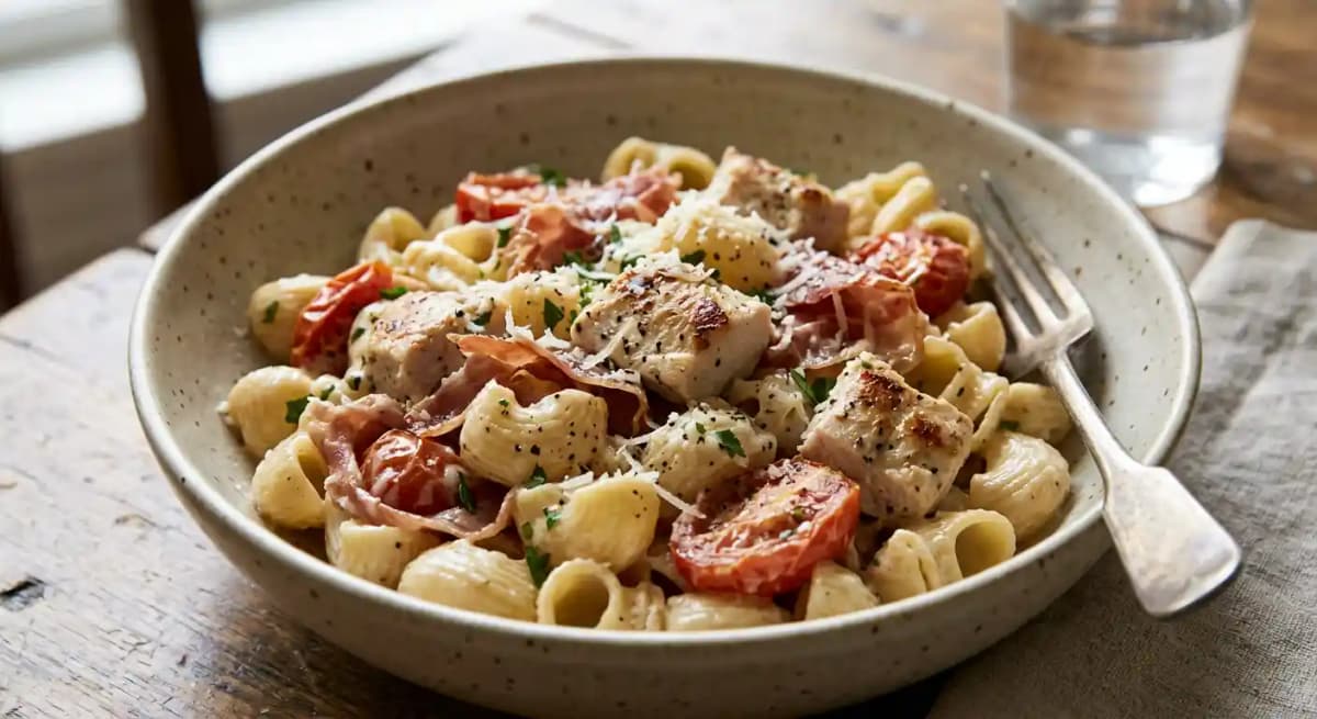 CHICKEN AND PROSCIUTTO