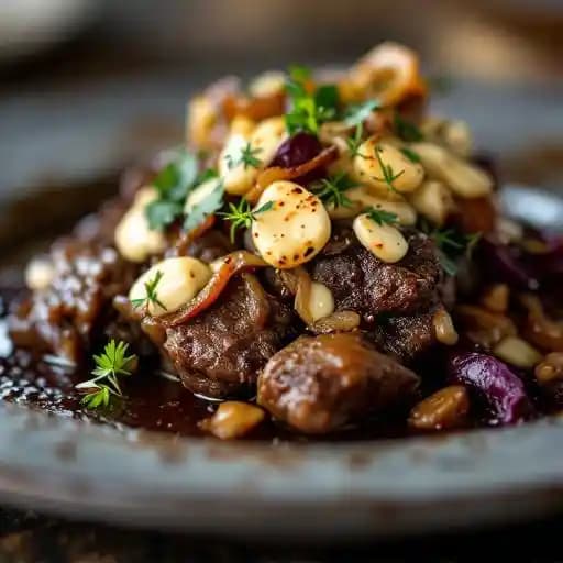 Beef cheek Sauerbraten