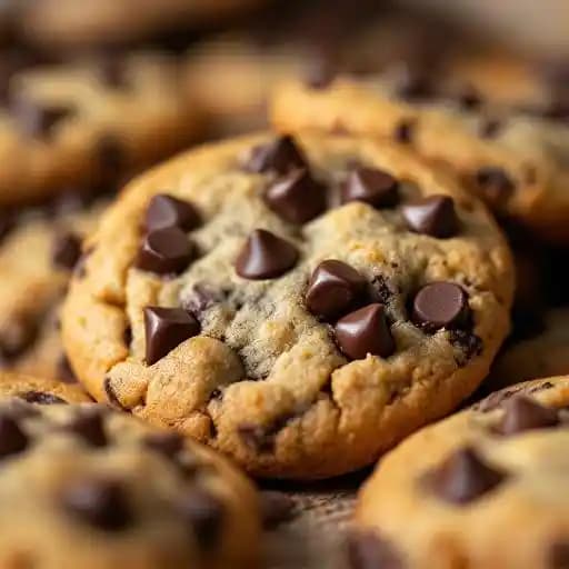 Fresh-baked chocolate chip cookies