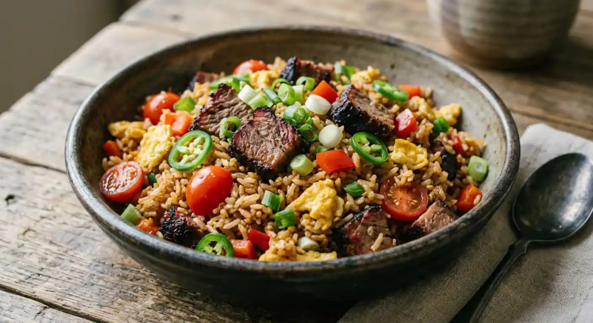 BBQ Brisket Fried Rice