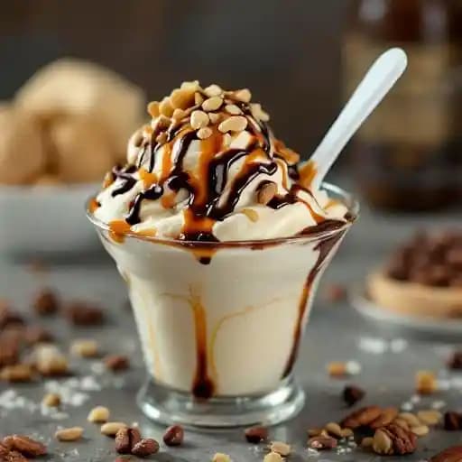 Vanilla Custard Sundae