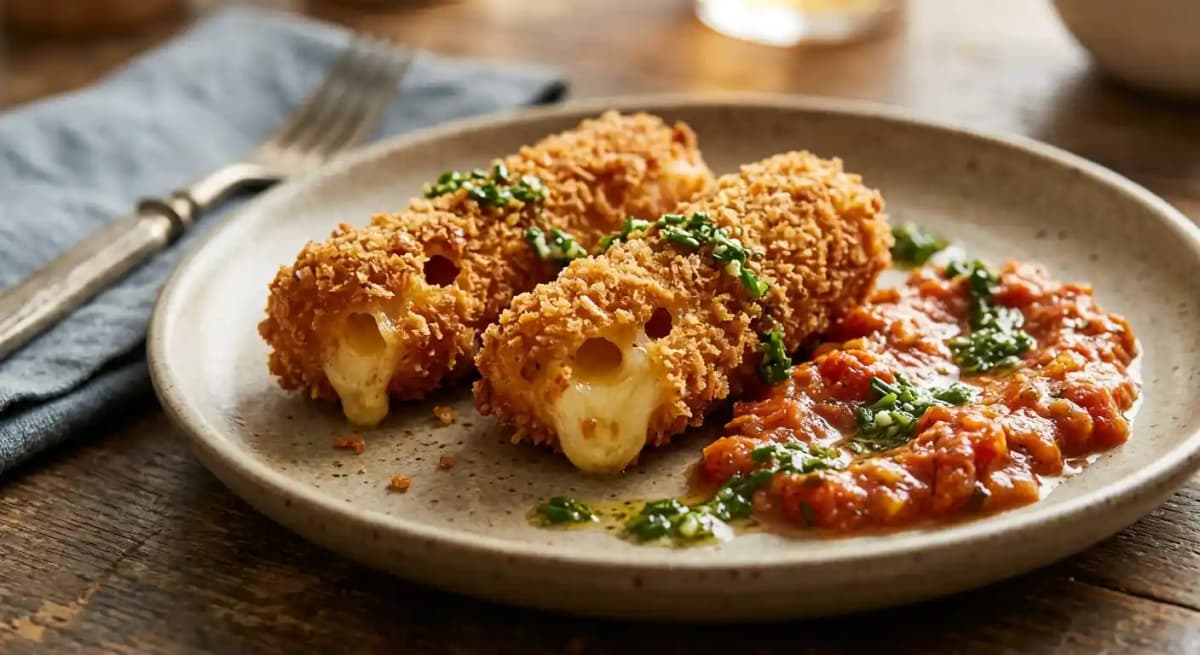 Fancy Fried Cheese