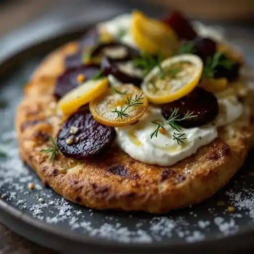 Smoked Maitake Mushroom Focaccia