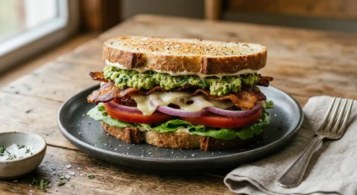 Smashed Avocado N' Bacon
