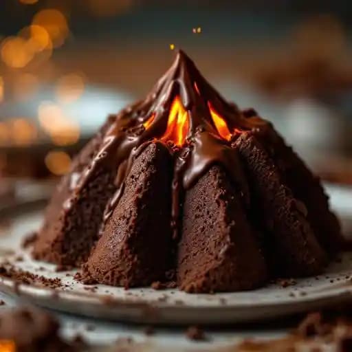 Chocolate Eruption Cake