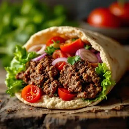 Kafta Kabob Sandwich