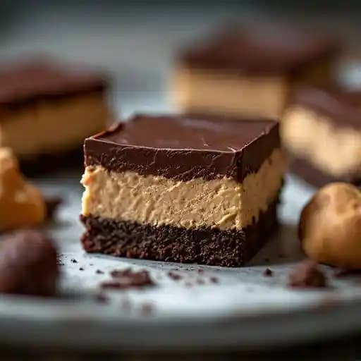Chocolate Peanut Butter Brownie Terrine
