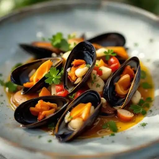 Mussels Escabeche
