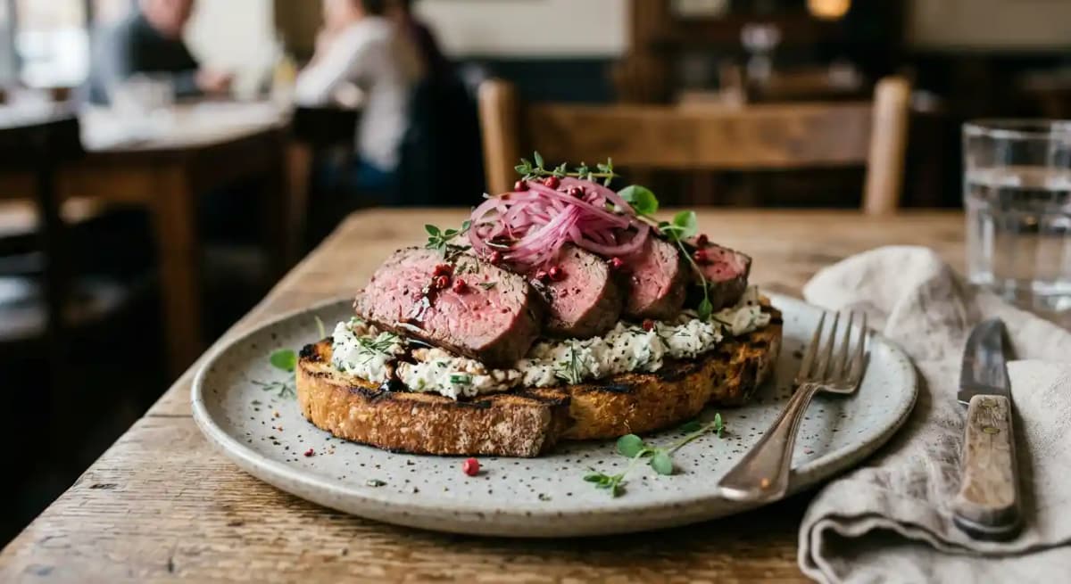 Filet Mignon Tartine