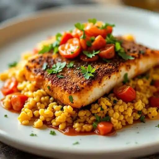 Andouille Crusted Redfish