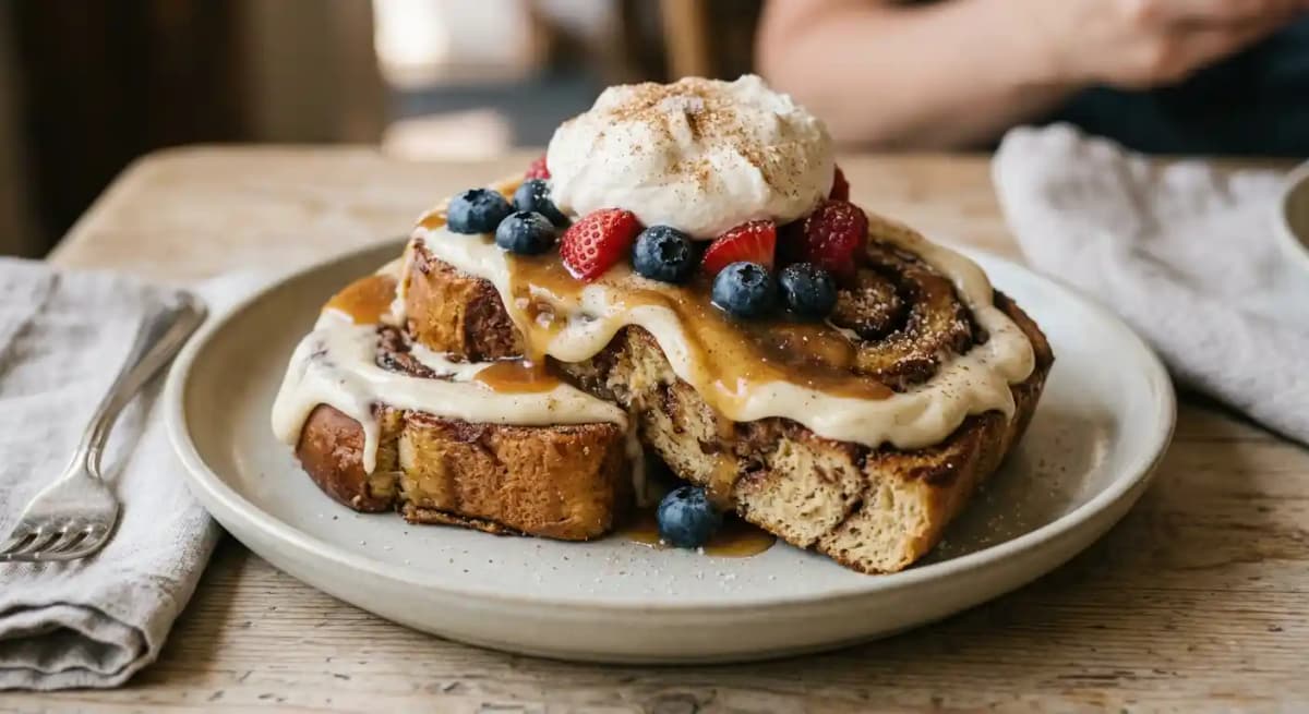 Cinnamon Roll French Toast