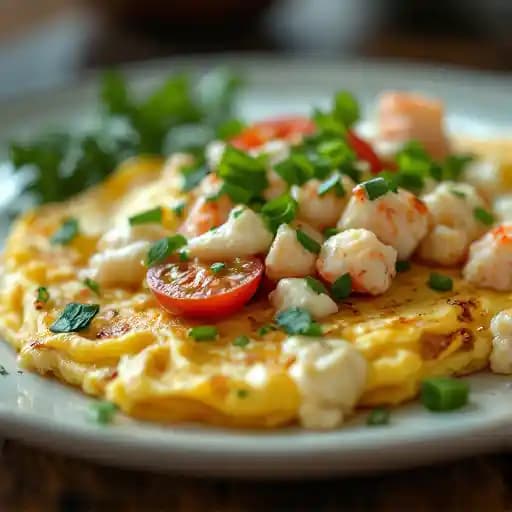 Lobster & Brie Omelette