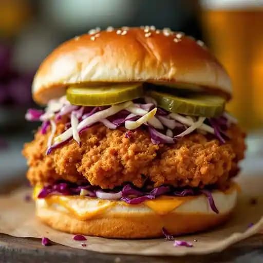 fowlmouth fried chicken sandwich