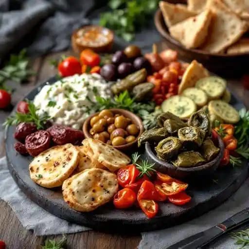 GREEK MEZZE PLATTER