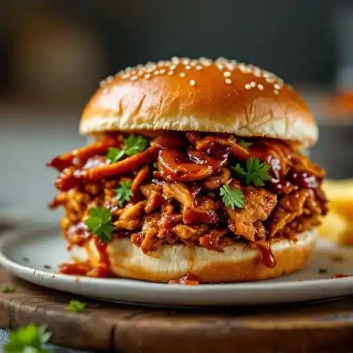 Pulled BBQ Chicken Sandwich