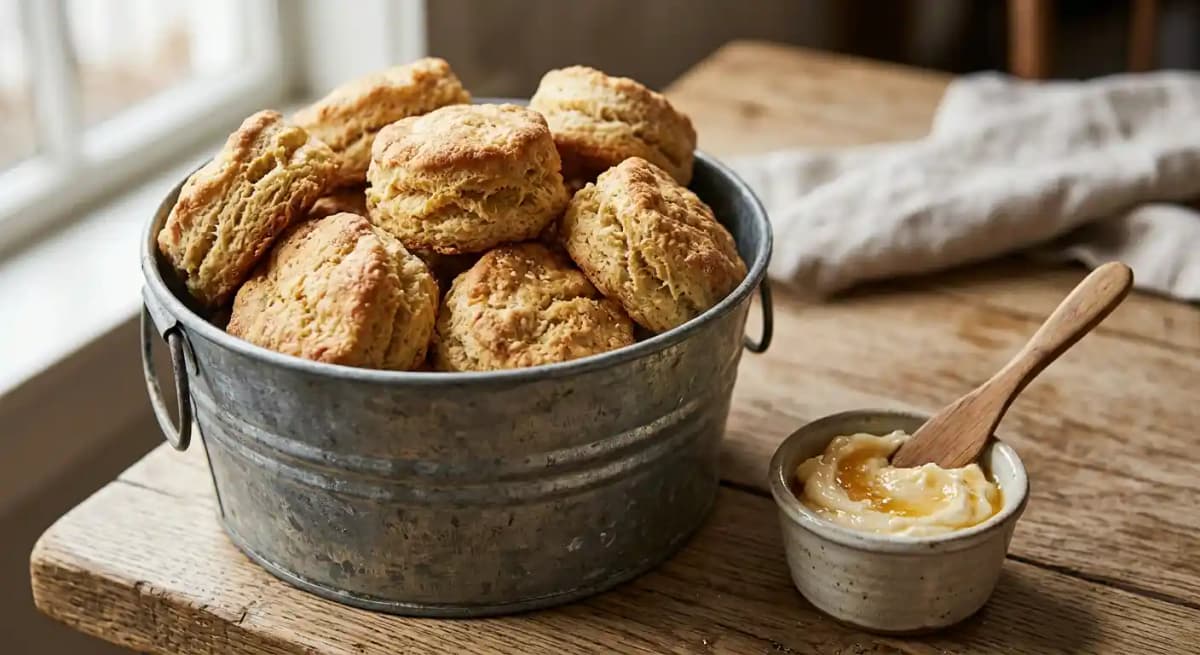 bucket o' biscuits