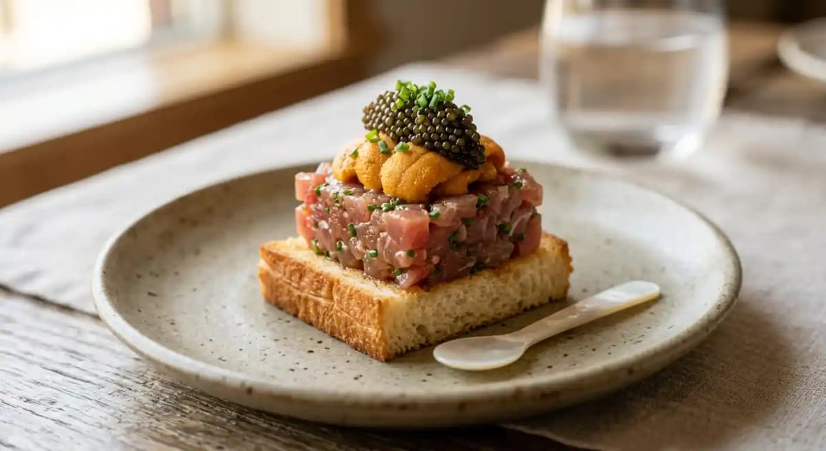 Uni & Tuna Tartare*