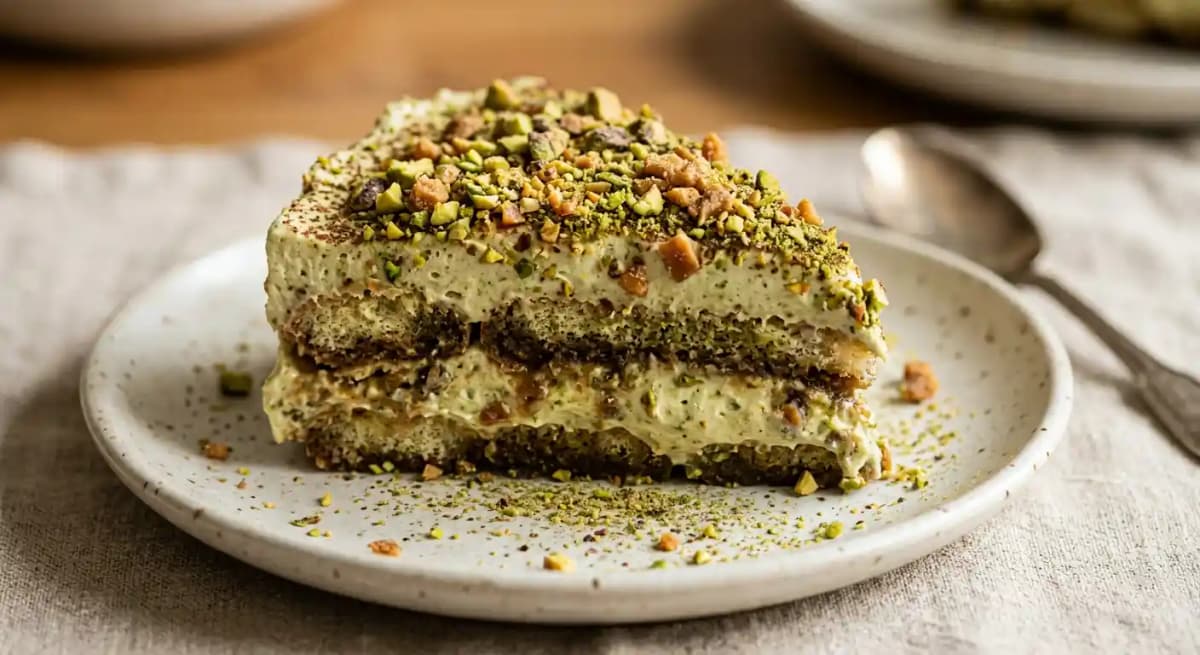 Pistachio Tiramisu