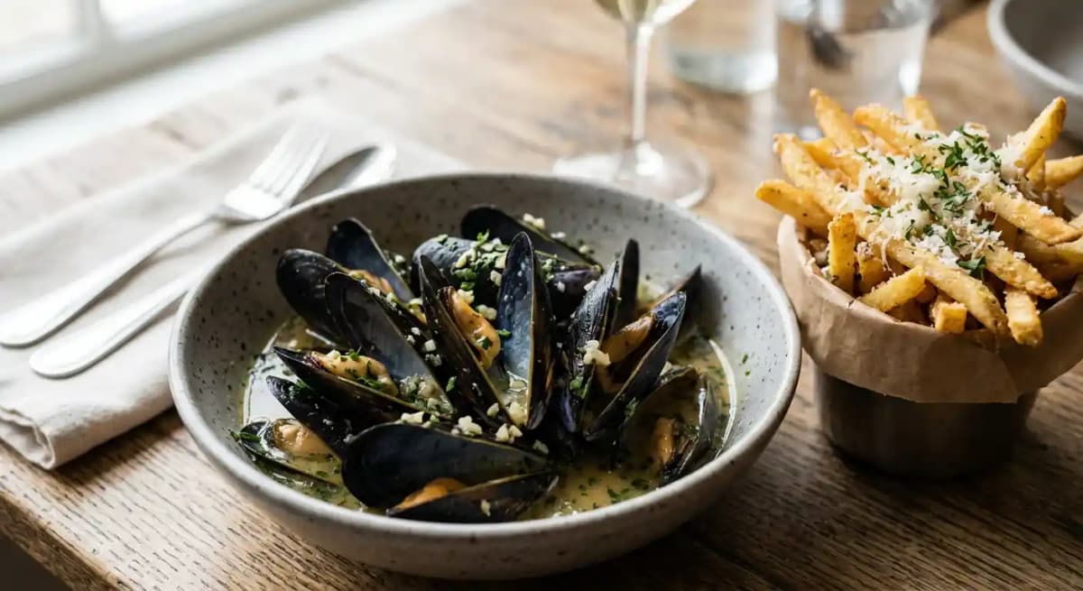 Blue Hill Bay Moules Frites