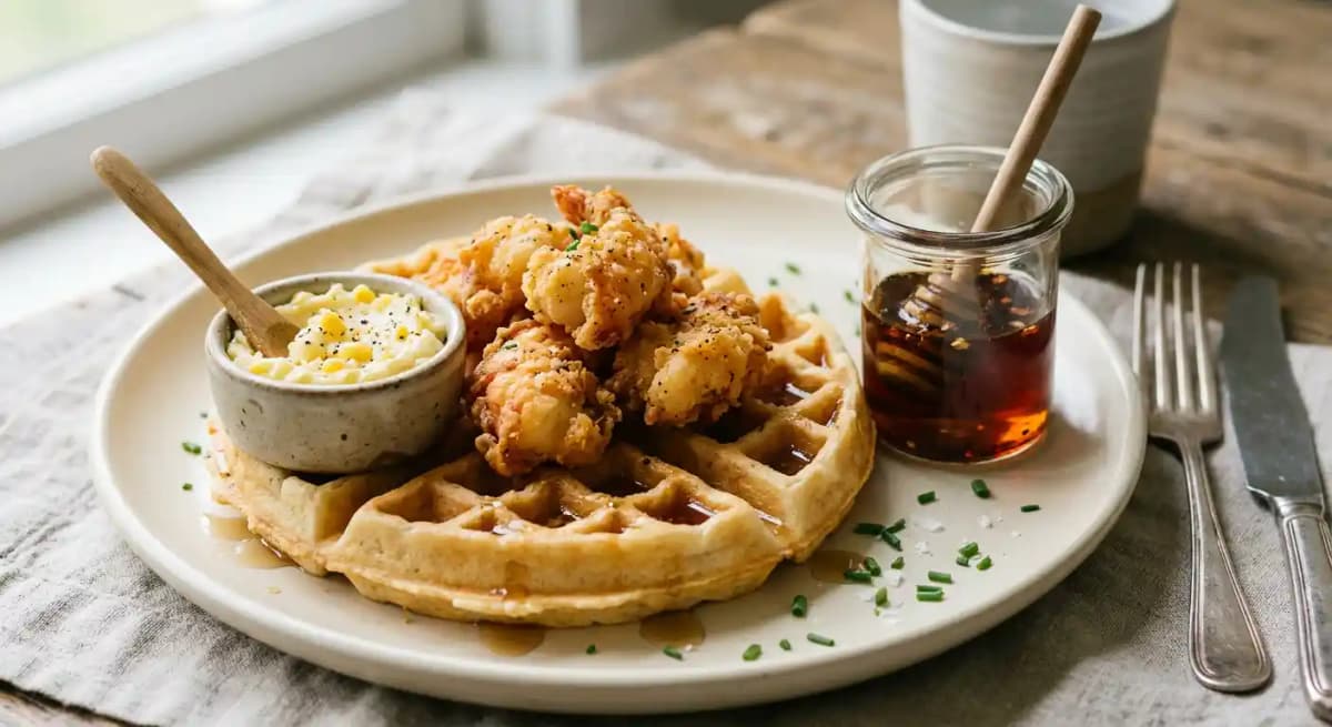 Fried Lobster & Waffle
