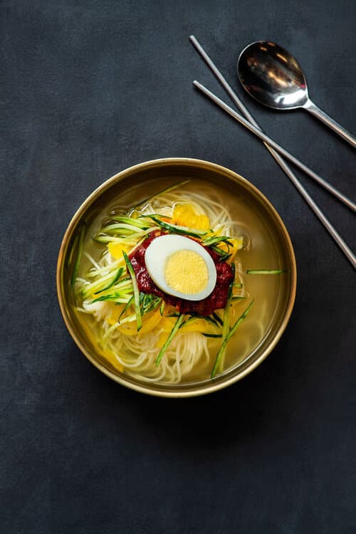 Radish Kimchi Cold Noodles