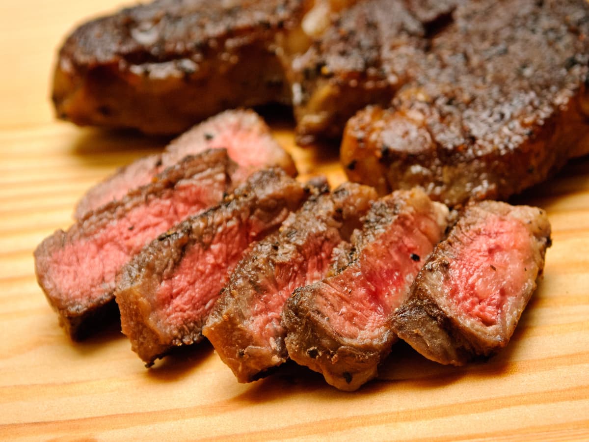 Sear Steaks on the Grill recipe served on a plate, by Campino Restaurant Sear Steaks on the Grill recipe served on a plate, by Campino Restaurant