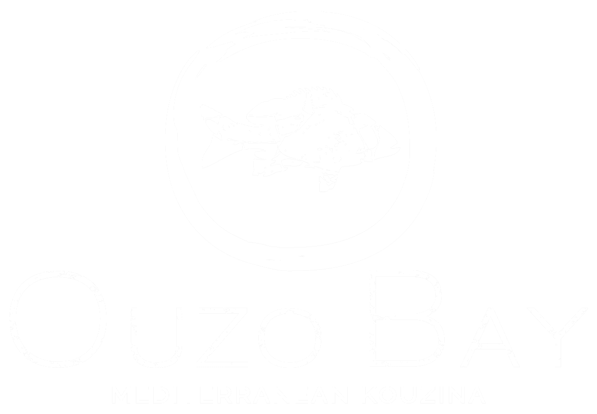 Ouzo Bay Logo recipe served on a plate, by Ouzo Bay Ouzo Bay Logo recipe served on a plate, by Ouzo Bay