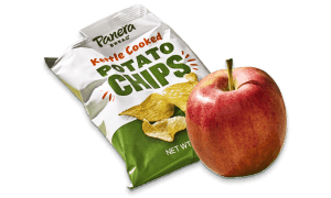 Kettle Potato Chips recipe served on a plate, by Panera Kettle Potato Chips recipe served on a plate, by Panera