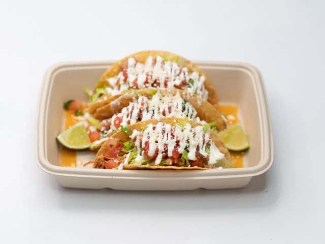 Taco recipe served on a plate, by Zócalo Restaurant Taco recipe served on a plate, by Zócalo Restaurant